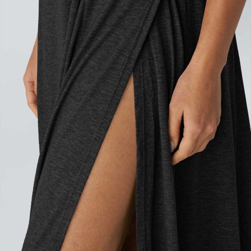 HALARA Dark Gray Maxi Dress - Picture 2 of 5